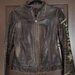 DIESEL Vintage Leather Jacket